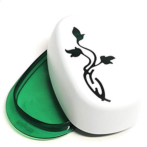 Berossi Butterdose Kunstoff grün Butter Dose mit Deckel Blumenmotiv BPA free Aufbewahrung im Kühlschrank Kunststoff Butter Box leuchtgrün Butterdose Plastik drehbare Servierplatte Dose Flower Style von Berossi