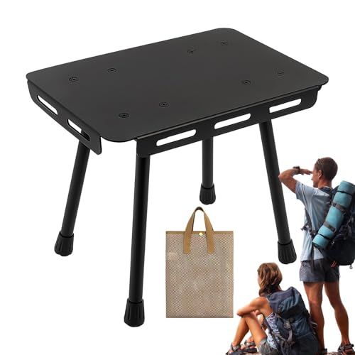 Berriphonia Campinghocker Compact, Camphocker für Erwachsene - Tragbarer Sitzhocker,Multifunktionaler Rucksacksitz für BBQ Wandergarten, Outdoor -Picknicktisch im Freien von Berriphonia