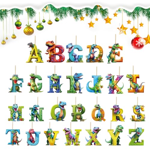 Berriphonia Countdown-Kalender – Countdown zu Weihnachten | Dinosaurier-Ornament-Set mit Alphabet-Thema. Entdecken Sie den Countdown-Kalender zum Thema A Berriphonia Countdown-Kalender – Countdown zu Weihnachten | Dinosaurier-Ornament-Set mit Alphabet-Thema. Entdecken Sie den Countdown-Kalender zum Thema A von Berriphonia