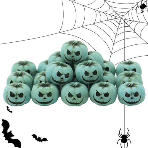 Berriphonia Halloween-Kürbisse, 20 Stück, Miniatur-Design aus Kunstharz, Halloween, künstliche Kürbisse, dekorative Statue für Tisch, Büro, Garten, Landschaft, Herbst, Danksagung Berriphonia Halloween-Kürbisse, 20 Stück, Miniatur-Design aus Kunstharz, Halloween, künstliche Kürbisse, dekorative Statue für Tisch, Büro, Garten, Landschaft, Herbst, Danksagung von Berriphonia