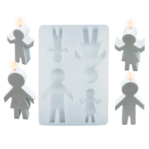 Berriphonia Kerzenformen - Familienfiguren Epoxidharz Formen,Silikon Bastelform Für Heimdekoration Gipsornament Kerzenherstellung Epoxidharz Guss Berriphonia Kerzenformen - Familienfiguren Epoxidharz Formen,Silikon Bastelform Für Heimdekoration Gipsornament Kerzenherstellung Epoxidharz Guss von Berriphonia