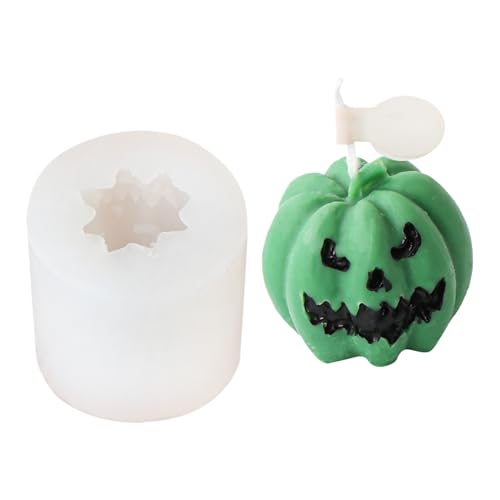 Berriphonia Kürbiskerzenformen | Halloween-Kürbis-Silikonformen für Kerzen, Bastelbedarf, Halloween-Dekorationen für Seifengips, schaffen wunderschöne Berriphonia Kürbiskerzenformen | Halloween-Kürbis-Silikonformen für Kerzen, Bastelbedarf, Halloween-Dekorationen für Seifengips, schaffen wunderschöne von Berriphonia