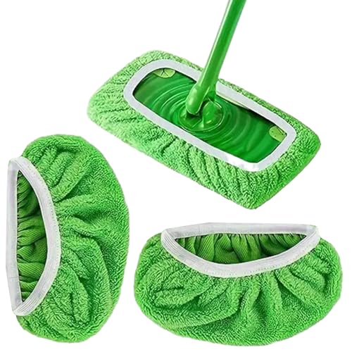 Berriphonia Nachfüllpack für Wischmopp, wiederverwendbar, austauschbar, 3 Stück, waschbar, multifunktional, für die Reinigung von Haus, Balkon, Badezimmer, Wohnzimmer Berriphonia Nachfüllpack für Wischmopp, wiederverwendbar, austauschbar, 3 Stück, waschbar, multifunktional, für die Reinigung von Haus, Balkon, Badezimmer, Wohnzimmer von Berriphonia