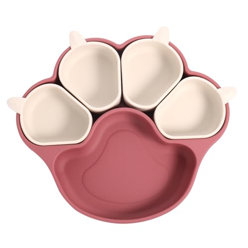 Berriphonia Saugplatten für Babys, Saugplatten für Kleinkinder, Silikonteller für Kleinkinder mit Katzenklaue Motiv - Silikonteller für mit Saugnapf für Berriphonia Saugplatten für Babys, Saugplatten für Kleinkinder, Silikonteller für Kleinkinder mit Katzenklaue Motiv - Silikonteller für mit Saugnapf für von Berriphonia