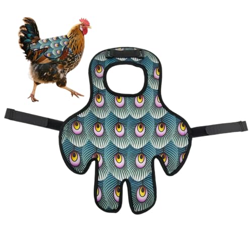 Berriphonia Schürzen für Hühner, verstellbare Schutzjacke für Hühner mit Schultergurten – Schutz der Federn im Rücken, für Geflügel, Jacke für den Außenbereich, Garten, Terrasse, Rasen und Bauernhof von Berriphonia