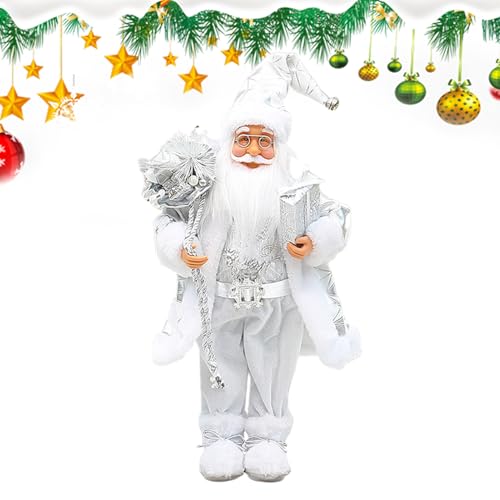 Berriphonia Weihnachtsmann-Figur, 45,7 cm, stehende Sammlerfigur, Urlaubsdekoration für , Kaminsims, Fenster, Schaufenster, Zuhause, Wohnung, Party Berriphonia Weihnachtsmann-Figur, 45,7 cm, stehende Sammlerfigur, Urlaubsdekoration für , Kaminsims, Fenster, Schaufenster, Zuhause, Wohnung, Party von Berriphonia