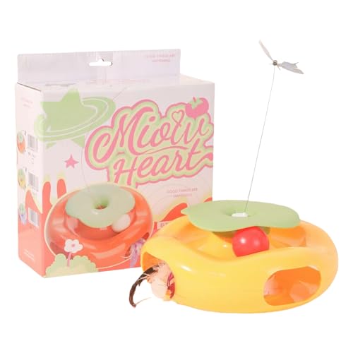 Electric Cat Teaser - Innenkatzen Schmetterlingsspiel, Interactive Kitty Toy | Bunte Automatische -Übungs -Teaser Für Wohnzimmer Park Balkon Rasen Ruhige Bewegung Spielzeitbereichung Training Electric Cat Teaser - Innenkatzen Schmetterlingsspiel, Interactive Kitty Toy | Bunte Automatische -Übungs -Teaser Für Wohnzimmer Park Balkon Rasen Ruhige Bewegung Spielzeitbereichung Training von Berriphonia