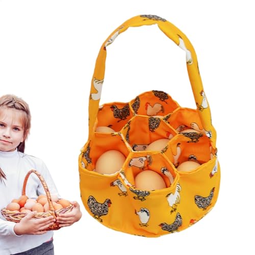 Handgefertigter Eiersammelkorb – langlebiges, gewebtes Design, bequemer Griff für einfaches Sammeln. Perfekt zum Sammeln von frischen Eiern aus Ihrem Garten oder Bauernhof von Berriphonia