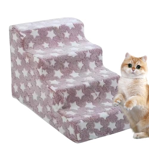 Hundetreppe – kompakte Haustiertreppe, leichte Welpenleiter, stützende Schaumstoff-Kletterrampe, rutschfeste Stufe für Katzen und Hunde, leicht zu waschender Bezug mit Sofa und Bett, faltbares Hundetreppe – kompakte Haustiertreppe, leichte Welpenleiter, stützende Schaumstoff-Kletterrampe, rutschfeste Stufe für Katzen und Hunde, leicht zu waschender Bezug mit Sofa und Bett, faltbares von Berriphonia