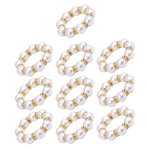 Serviettentafel – runder Ring 4 cm, Zubehör aus Imitationsperle, elegantes dekoratives Stück | Dekoration für Partys für Hochzeit und Urlaub, Küche und Restaurant, Rass Serviettentafel – runder Ring 4 cm, Zubehör aus Imitationsperle, elegantes dekoratives Stück | Dekoration für Partys für Hochzeit und Urlaub, Küche und Restaurant, Rass von Berriphonia
