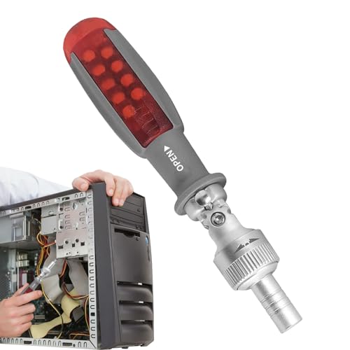Tragbares Ratschenschraubendreher -Set - Ergonomisches Multi -Winkel -Kit, Langlebige Ratschen -Werkzeugsammlung | Accessoire Für Elektrische Möbelbaugruppen, Home Project Industrial Machinery Worksho von Berriphonia