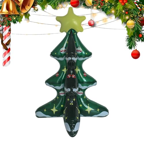 Weihnachtsbaumballon - Weihnachten Aufblasbar, Urlaubsverzierung | Anti -Leck -Outdoor -Dekoration, Festliche Gartengarten -Terrasse Bühnenbalkon Backyard Klassenzimmer Party Display Wintersaisonalfei Weihnachtsbaumballon - Weihnachten Aufblasbar, Urlaubsverzierung | Anti -Leck -Outdoor -Dekoration, Festliche Gartengarten -Terrasse Bühnenbalkon Backyard Klassenzimmer Party Display Wintersaisonalfei von Berriphonia