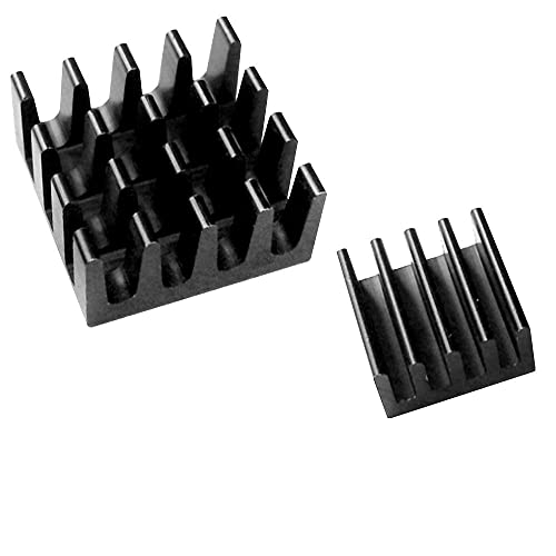 BerryBase 2 teiliges Kühlkörper Set für Raspberry Pi, schwarz BerryBase 2 teiliges Kühlkörper Set für Raspberry Pi, schwarz von BerryBase