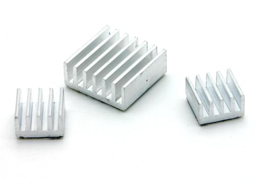 BerryBase 3 teiliges Kühlkörper Set für Raspberry Pi von BerryBase