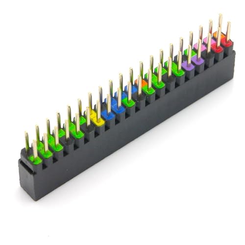 BerryBase 40 Pin GPIO Stacking Header für Raspberry Pi, farbig kodiert, 6,2mm BerryBase 40 Pin GPIO Stacking Header für Raspberry Pi, farbig kodiert, 6,2mm von BerryBase