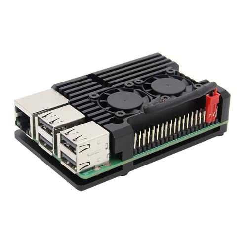 BerryBase Armor Gehäuse mit Lüfter für Raspberry Pi 3 B+ von BerryBase