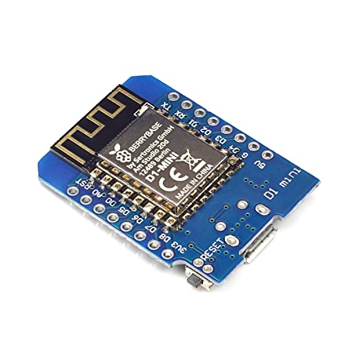 BerryBase D1 Mini CH340 4 MB NodeMcu mit ESP8266-12F WLAN Module CH340G Lua, ESP8266 Chip WiFi Entwicklungsboard ESP-12F 4MB Byte Modul, kompatibel mit Arduino BerryBase D1 Mini CH340 4 MB NodeMcu mit ESP8266-12F WLAN Module CH340G Lua, ESP8266 Chip WiFi Entwicklungsboard ESP-12F 4MB Byte Modul, kompatibel mit Arduino von BerryBase