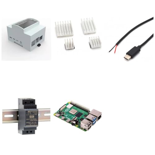 BerryBase Hutschienen-Kit mit Raspberry Pi 4 Modell B 8GB BerryBase Hutschienen-Kit mit Raspberry Pi 4 Modell B 8GB von BerryBase