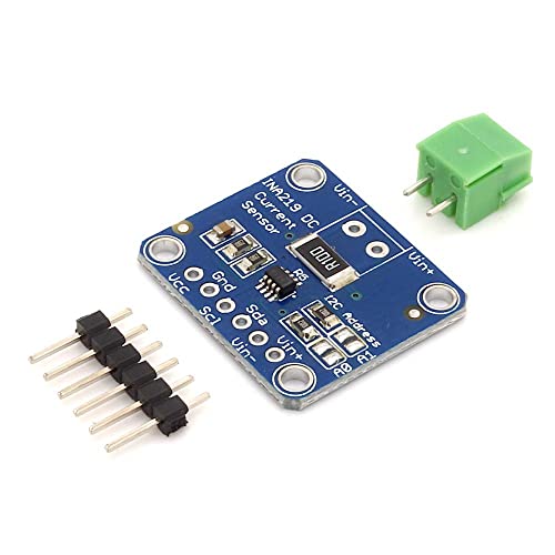 BerryBase INA219 DC-Stromsensor mit I2C Schnittstelle, Stromsensor Modul für hochgenaue Strommessung, Energieüberwachung, bidirektionaler Gleichstrom, INA219 Breakout Board für Arduino Raspberry Pi BerryBase INA219 DC-Stromsensor mit I2C Schnittstelle, Stromsensor Modul für hochgenaue Strommessung, Energieüberwachung, bidirektionaler Gleichstrom, INA219 Breakout Board für Arduino Raspberry Pi von BerryBase