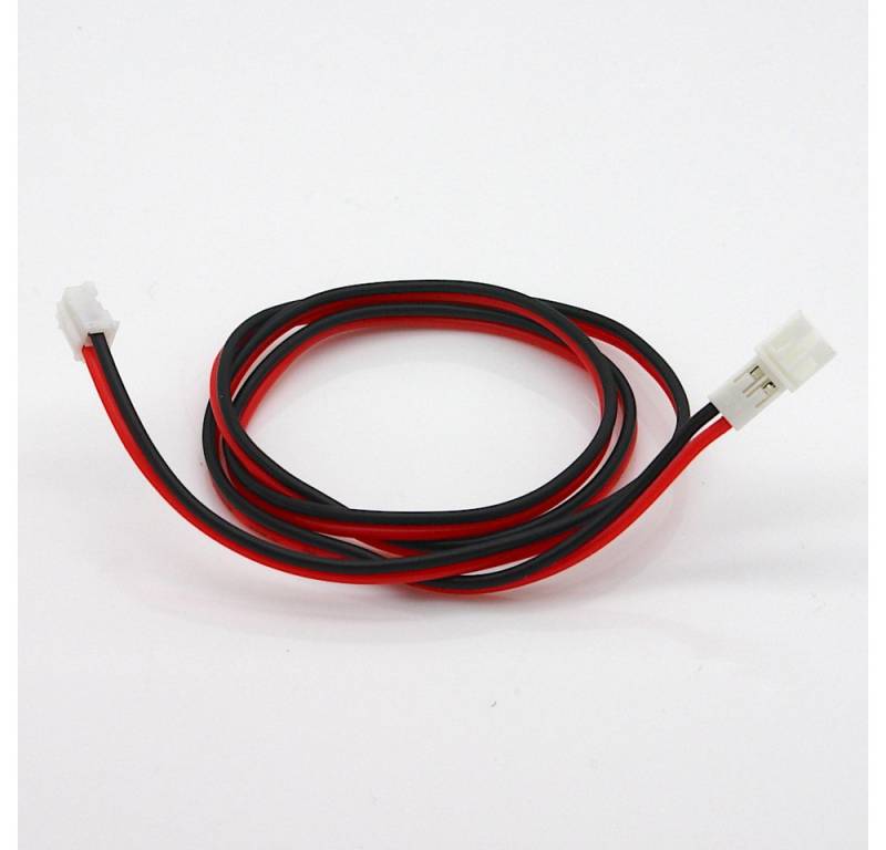 BerryBase Kabelverbinder-Sortiment Verlängerungskabel, 2 Pin JST PH 2.0mm Stecker - Buchse, AWG24, 50cm von BerryBase