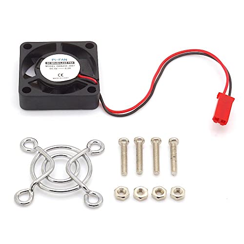 BerryBase Lüfter 30x30x7mm 5V DC, inkl. Schutzgitter, Dupont Stecker, kompatibel mit Raspberry Pi und Mini-PCs für Slim Acryl Gehäuse, 10 cm Kabel BerryBase Lüfter 30x30x7mm 5V DC, inkl. Schutzgitter, Dupont Stecker, kompatibel mit Raspberry Pi und Mini-PCs für Slim Acryl Gehäuse, 10 cm Kabel von BerryBase