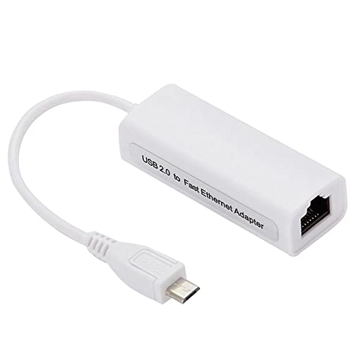 BerryBase Micro USB 2.0 Fast Ethernet Netzwerkkonverter, weiß BerryBase Micro USB 2.0 Fast Ethernet Netzwerkkonverter, weiß von BerryBase