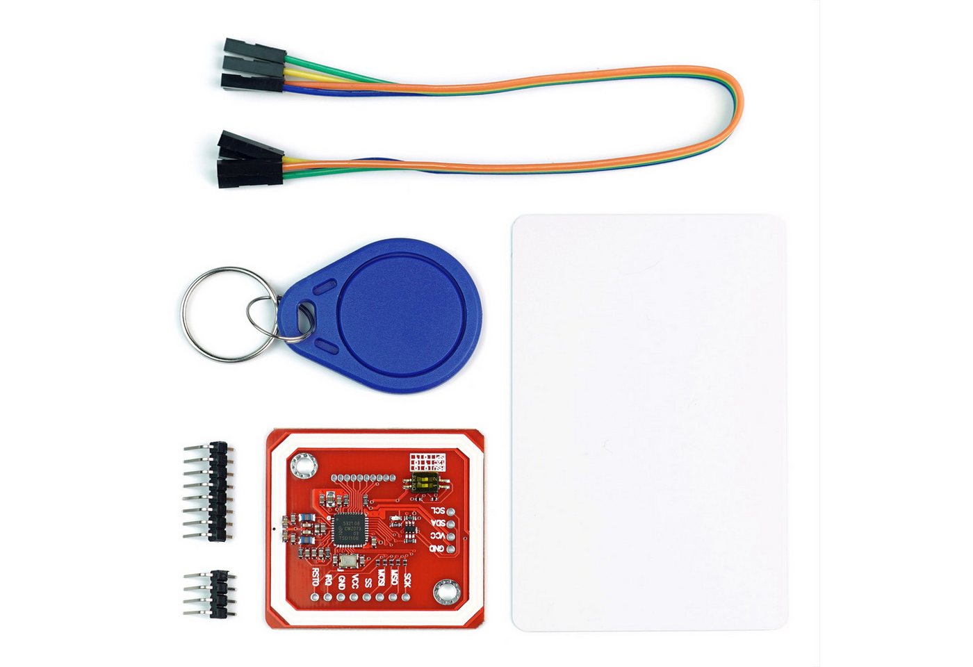 BerryBase Sensor PN532 NFC- und RFID-Modul, UART / I2C / SPI, inkl. Karte & Dongle von BerryBase
