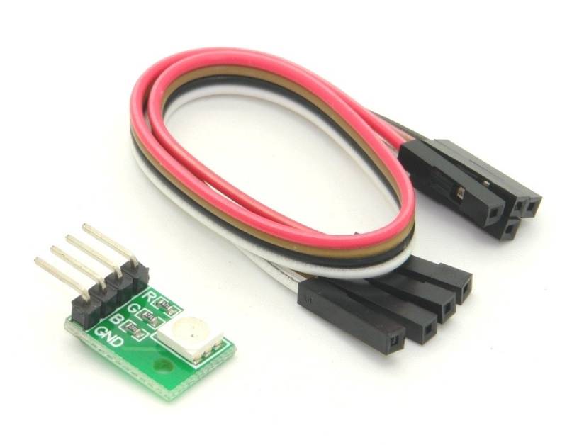 BerryBase Smarte LED-Leuchte RGB LED SMD Modul mit Stiftleiste BerryBase Smarte LED-Leuchte RGB LED SMD Modul mit Stiftleiste von BerryBase