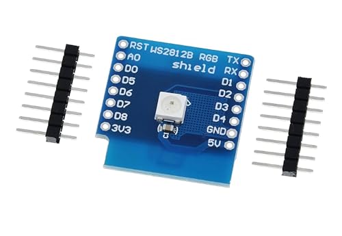 BerryBase WS2812B RGB LED Shield für D1 Mini von BerryBase