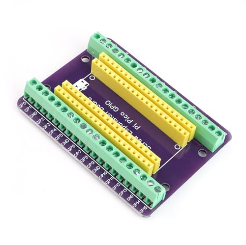 BerryBase Breakout Board mit Schraubklemmen und Buchsenleisten für Raspberrry Pi Pico von BerryBase