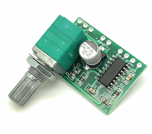 PAM8403 Class D Mini Verstärkermodul 2x 3W mit Lautstärkeregler von BerryBase