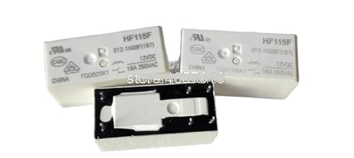 Berrysun Relais 5pcs/Los -Relais HF115F 012-1H3BF (167) 115F-1A-6P-12V JQX-115F-T 012-1H3B von Berrysun