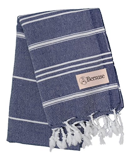 Bersuse 100% Baumwolle - Anatolia Türkisches Handtuch Geschirrtuch - Dunkelblau Bersuse 100% Baumwolle - Anatolia Türkisches Handtuch Geschirrtuch - Dunkelblau von Bersuse
