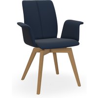 Bert Plantagie TARA WOOD COMFY 835C Stuhl mit Armlehne breit geschlossen gepolstert von Bert Plantagie