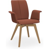 Bert Plantagie TARA WOOD COMFY 835C Stuhl mit Armlehne breit geschlossen gepolstert von Bert Plantagie