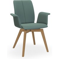 Bert Plantagie TARA WOOD COMFY 835C Stuhl mit Armlehne breit geschlossen gepolstert von Bert Plantagie
