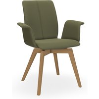 Bert Plantagie TARA WOOD COMFY 835C Stuhl mit Armlehne breit geschlossen gepolstert von Bert Plantagie