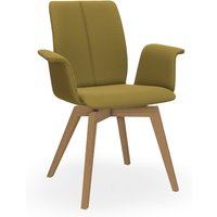 Bert Plantagie TARA WOOD COMFY 835C Stuhl mit Armlehne breit geschlossen gepolstert von Bert Plantagie