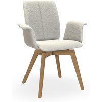 Bert Plantagie TARA WOOD COMFY 835C Stuhl mit Armlehne breit geschlossen gepolstert von Bert Plantagie