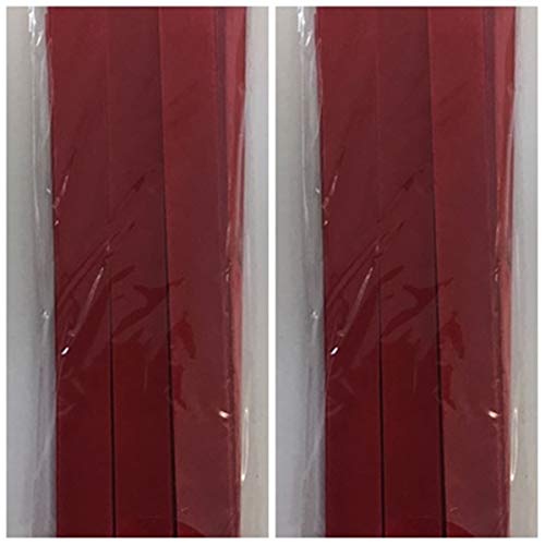 Fröbelsterne samt/metallic rot, top quality, 15mm, 16 Streifen, 331517 von Bertels
