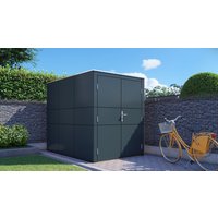 BERTILO Fahrradbox "HPL Bike in verschiedenen Farben", HPL, witterungsbeständig, farbstabil, BxTxH: 155x235x194 cm von Bertilo