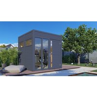 BERTILO Gartenhaus "Cubus 2 Office, in verschiedenen Farben" von Bertilo