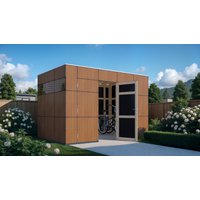 BERTILO Gartenhaus "HPL 2, in verschiedenen Farben", Fassaden-HPL in Architekturqualität, witterungsbeständig, farbstabil von Bertilo