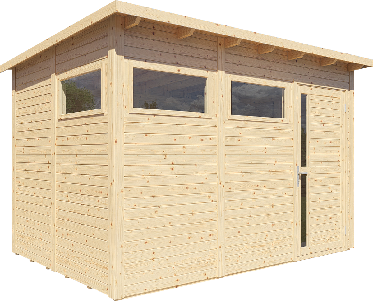 Bertilo Gartenhaus Pentus 3 - 19 mm naturbelassen Bertilo Gartenhaus Pentus 3 - 19 mm naturbelassen von Bertilo