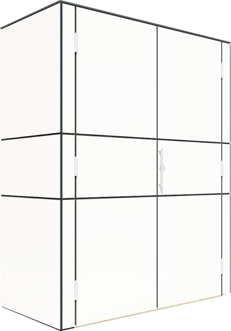Bertilo HPL Geräteschrank Terrace High - 6 mm weiß von Bertilo