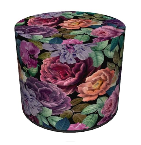 Bertoni Hocker Sitzhocker Pouf für Balkon & Garten Puff Codura Wetterfest 40 x 40 cm Garten Sitzsack Outdoor & Indoor Runder Sitzpouf mit abnehmbarem Bezug Waschbar Enigma von Bertoni