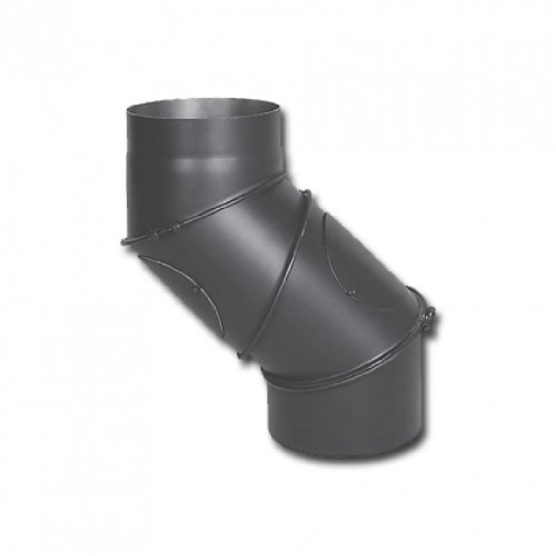 Ofenrohr Rauchrohr Bogen Knie 130 mm Gussgrau 3x 45° drehbar Multibogen Ofenrohr Rauchrohr Bogen Knie 130 mm Gussgrau 3x 45° drehbar Multibogen von Bertrams