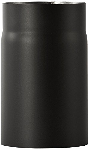 Bertrams 196816 Ofenrohr 2mm, 25cm Senotherm UHT-Hydro lackiert schwarz, durchmesser 150mm von Bertrams