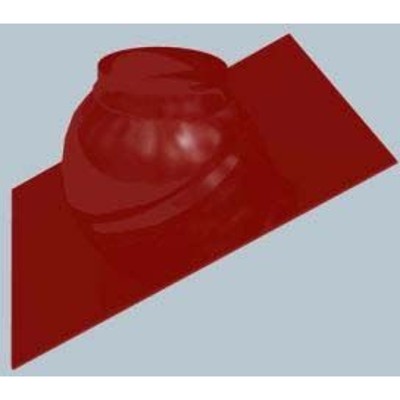 Uni-Dachpfanne Polyline LAS DN 80/125, 25-45°, Kunststoff, terrakotta von Bertrams