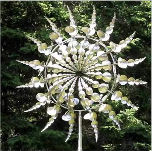 WindmüHlen Garten Rostfrei - Gartendekoration auf der Hofterrasse Rasenwind,Einzigartige Und Magische WindmüHle Aus Metall von BesBet